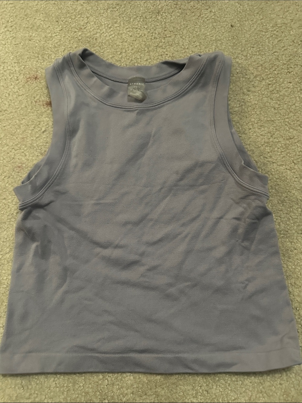 Everyday Ribbed Tank Top in Light Lavender